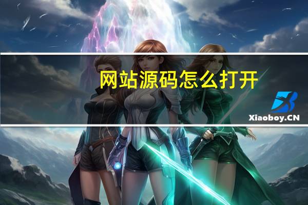 网站源码怎么打开