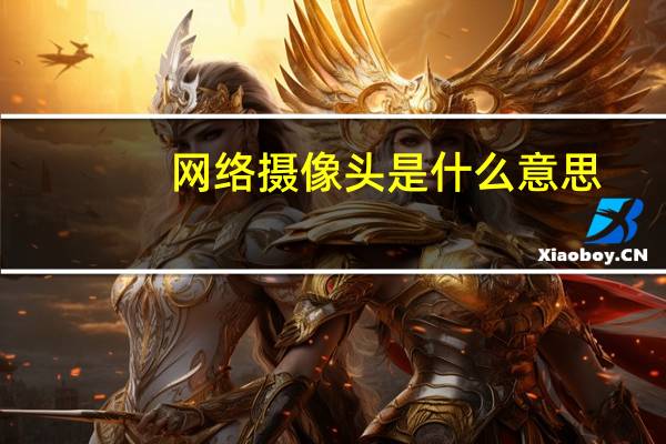 网络摄像头是什么意思