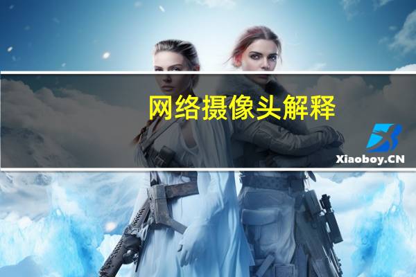 网络摄像头解释