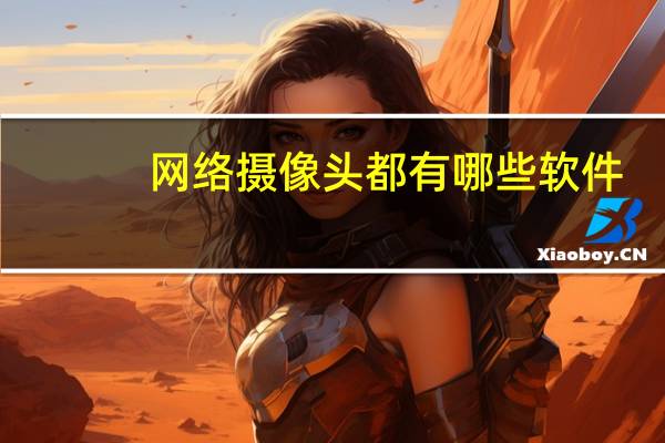 网络摄像头都有哪些软件