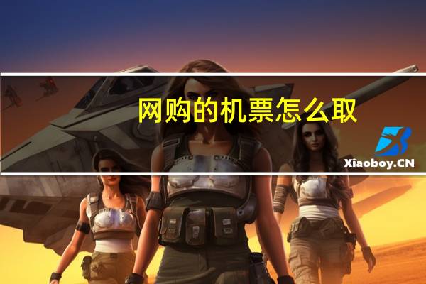 网购的机票怎么取