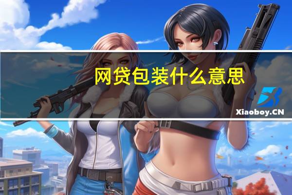 网贷包装什么意思