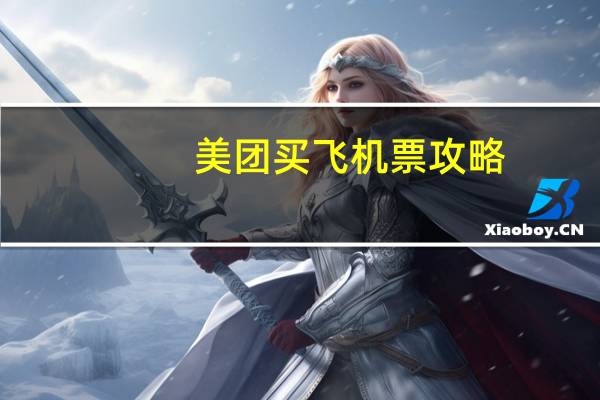 美团买飞机票攻略