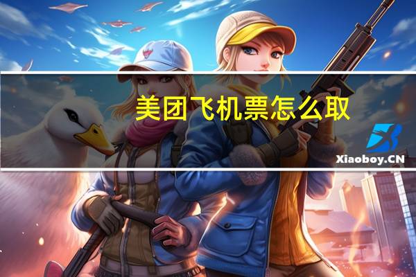 美团飞机票怎么取