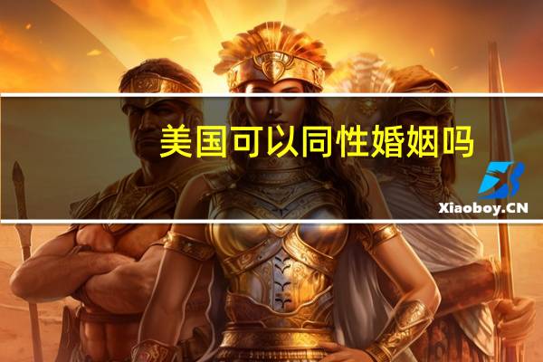 美国可以同性婚姻吗