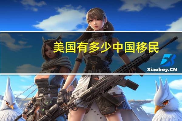 美国有多少中国移民