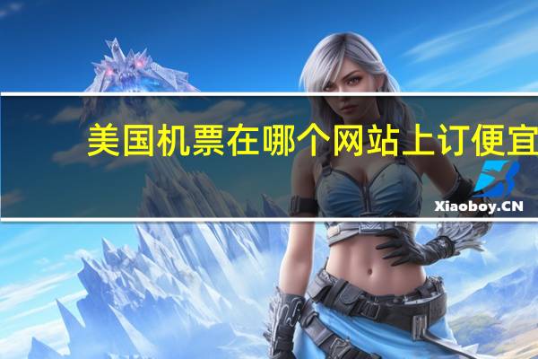 美国机票在哪个网站上订便宜