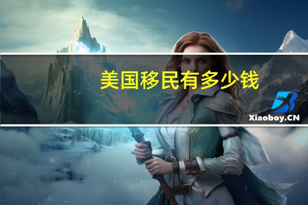 美国移民有多少钱