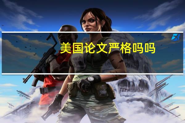 美国论文严格吗吗