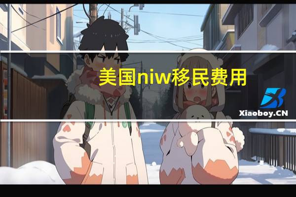 美国niw移民费用