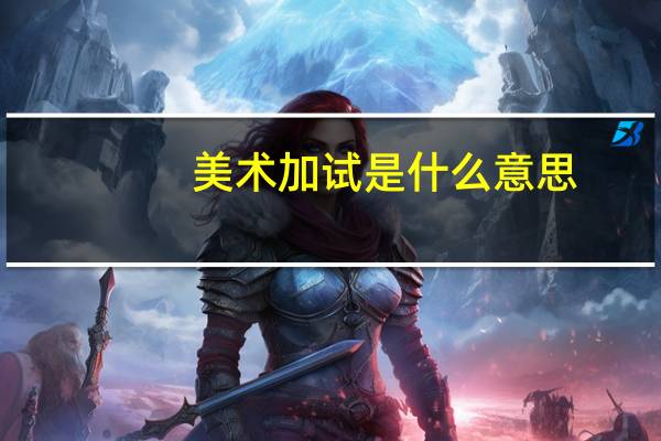 美术加试是什么意思