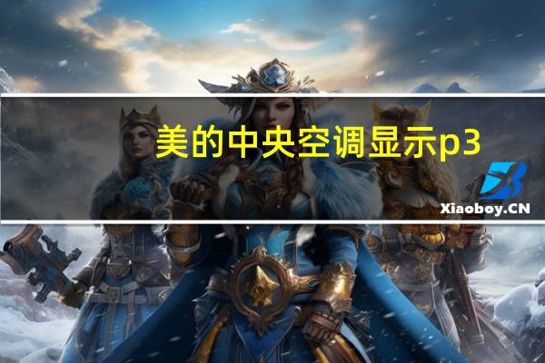 美的中央空调显示p3