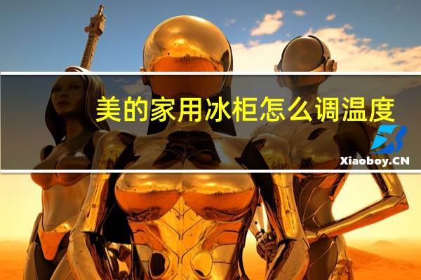 美的家用冰柜怎么调温度