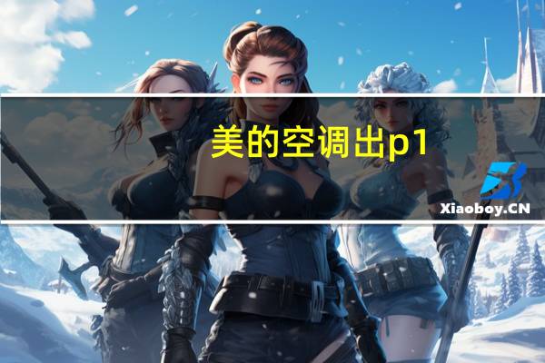美的空调出p1