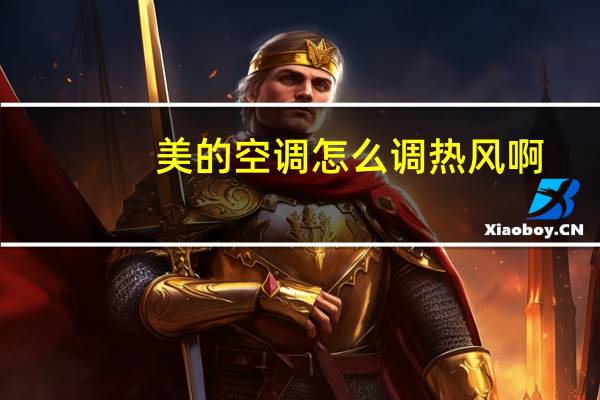 美的空调怎么调热风啊