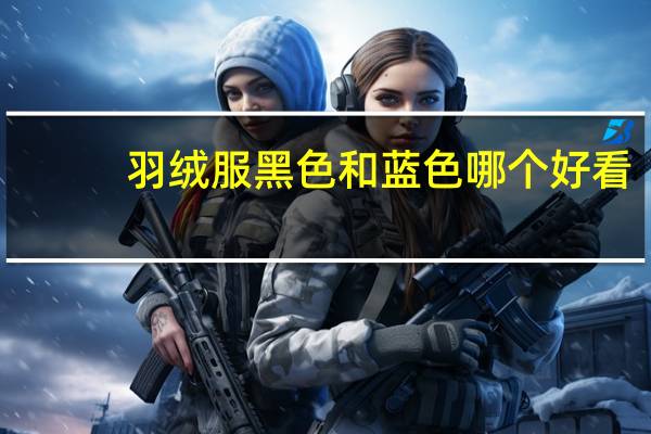 羽绒服黑色和蓝色哪个好看