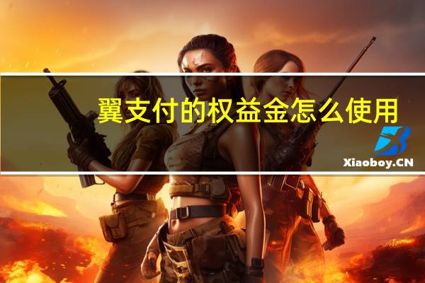 翼支付的权益金怎么使用