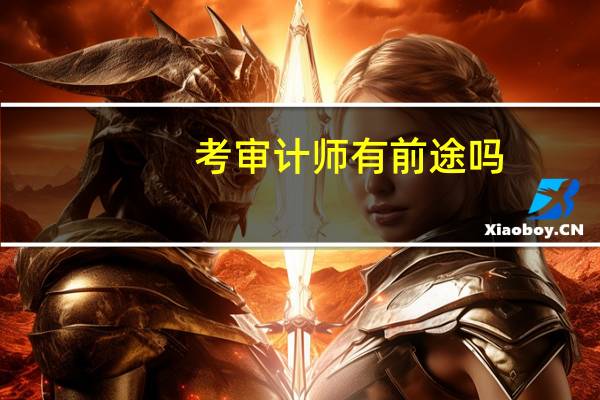 考审计师有前途吗