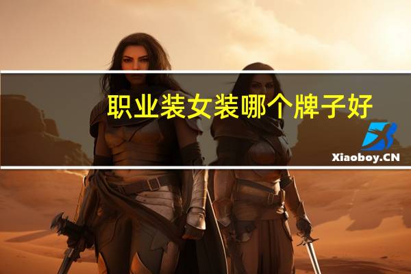 职业装女装哪个牌子好