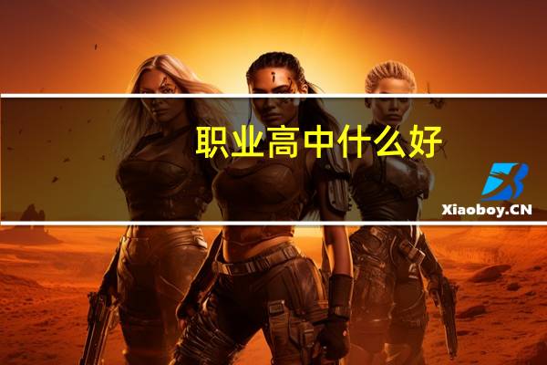 职业高中什么好