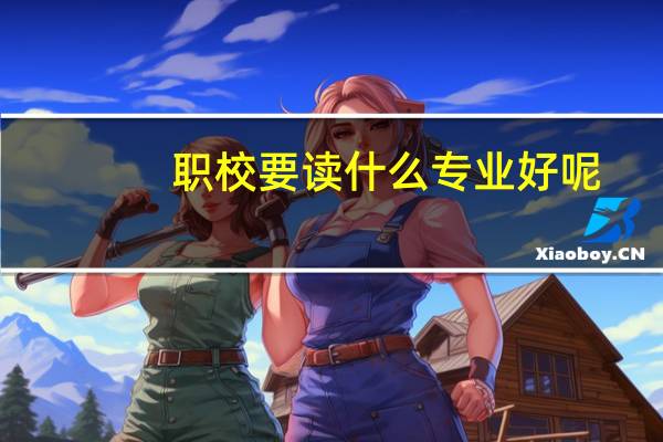 职校要读什么专业好呢