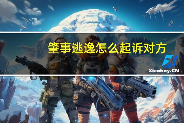 肇事逃逸怎么起诉对方