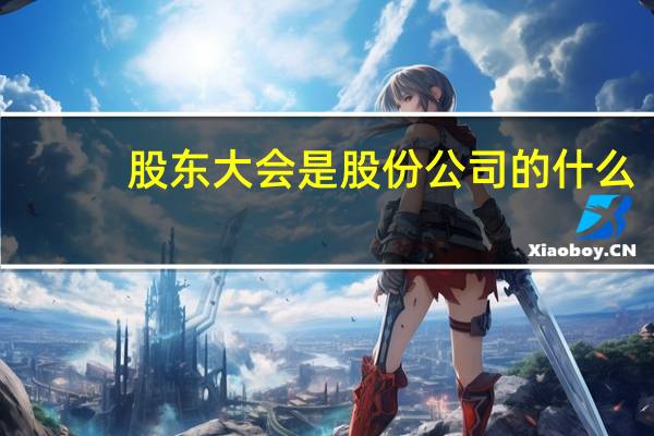 股东大会是股份公司的什么