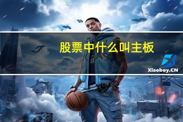 股票中什么叫主板