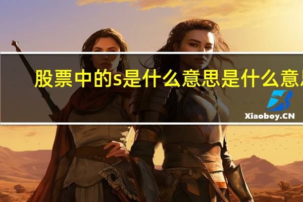股票中的s是什么意思是什么意思