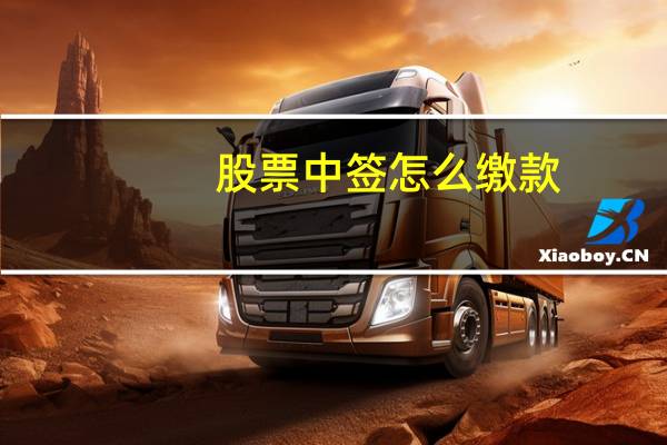 股票中签怎么缴款