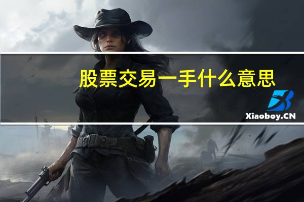 股票交易一手什么意思