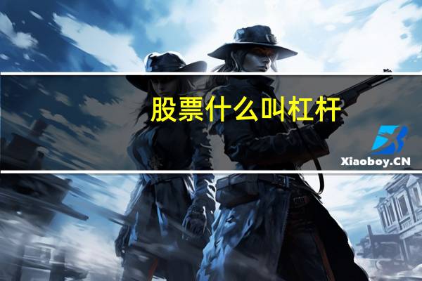 股票什么叫杠杆
