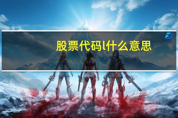 股票代码l什么意思
