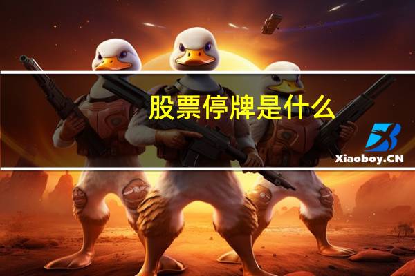 股票停牌是什么