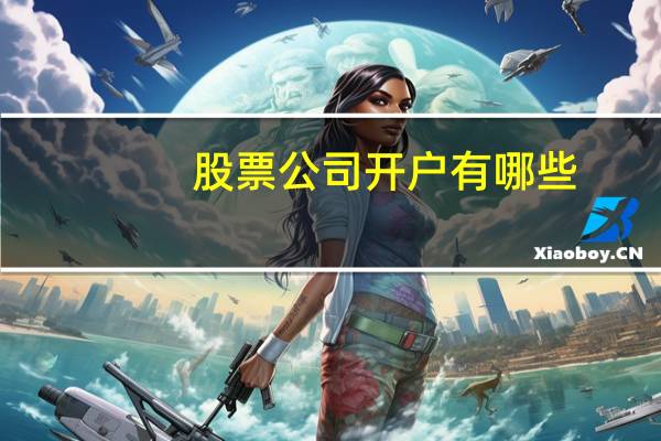 股票公司开户有哪些