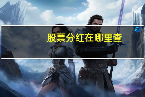 股票分红在哪里查