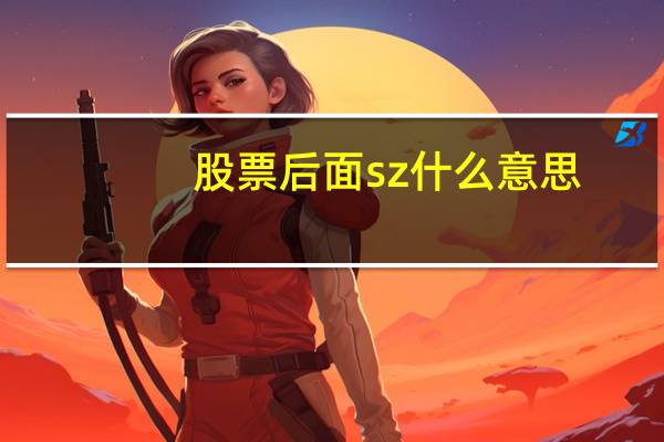 股票后面sz什么意思