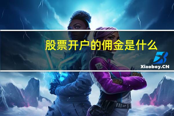 股票开户的佣金是什么