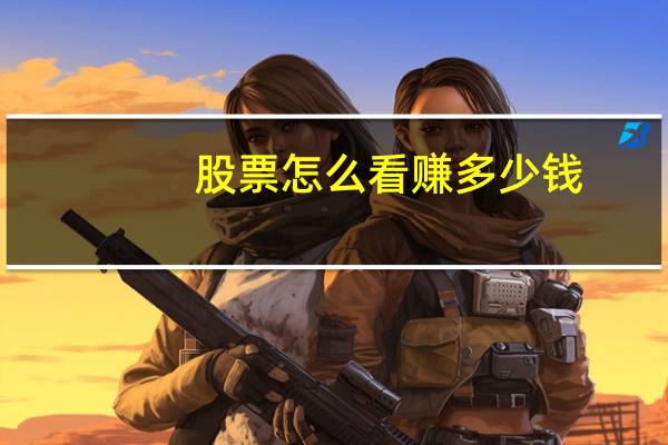 股票怎么看赚多少钱