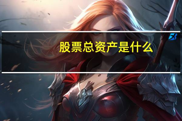 股票总资产是什么