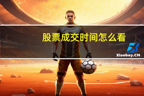 股票成交时间怎么看