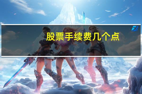 股票手续费几个点