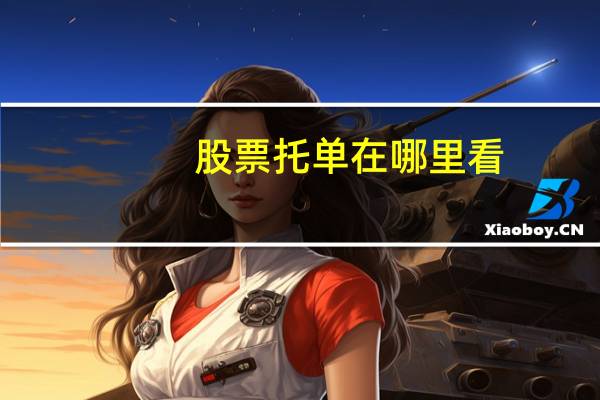 股票托单在哪里看