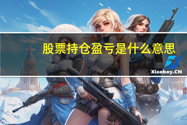 股票持仓盈亏是什么意思