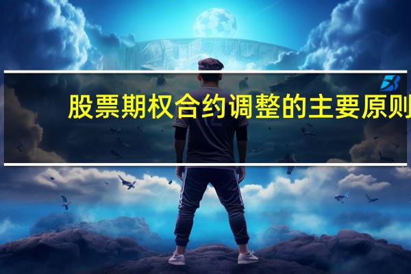 股票期权合约调整的主要原则