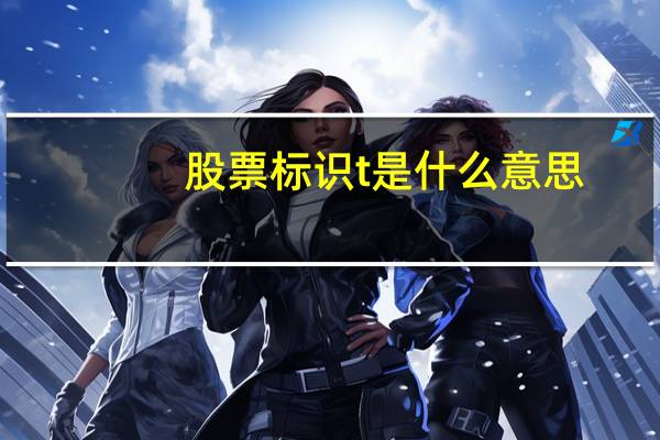 股票标识t是什么意思