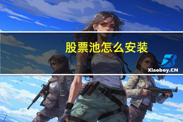 股票池怎么安装