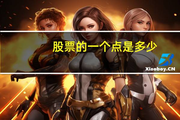 股票的一个点是多少