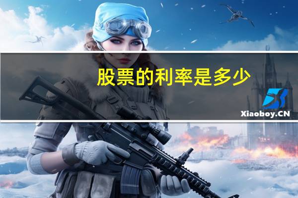 股票的利率是多少