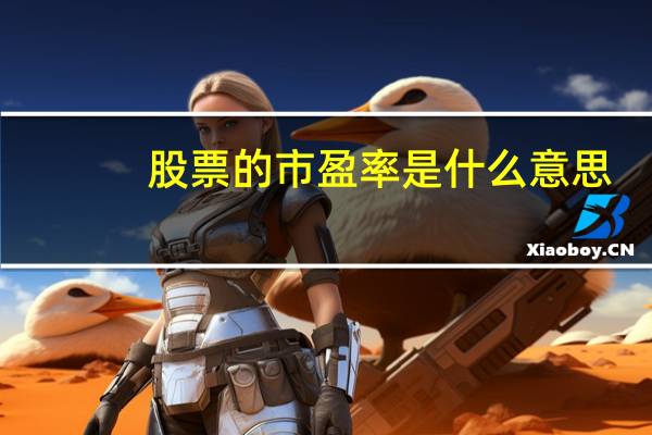 股票的市盈率是什么意思